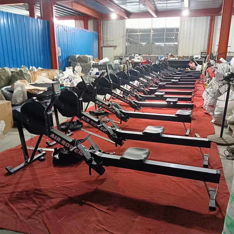 Air Rower Machine Cardio Exercise Commercial Gym Equipment Air Resistance Rowing Machine